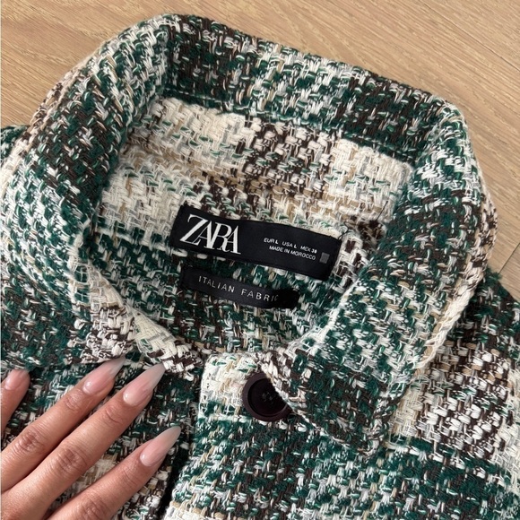 Zara Plaid Jacket - Picture 3 of 4